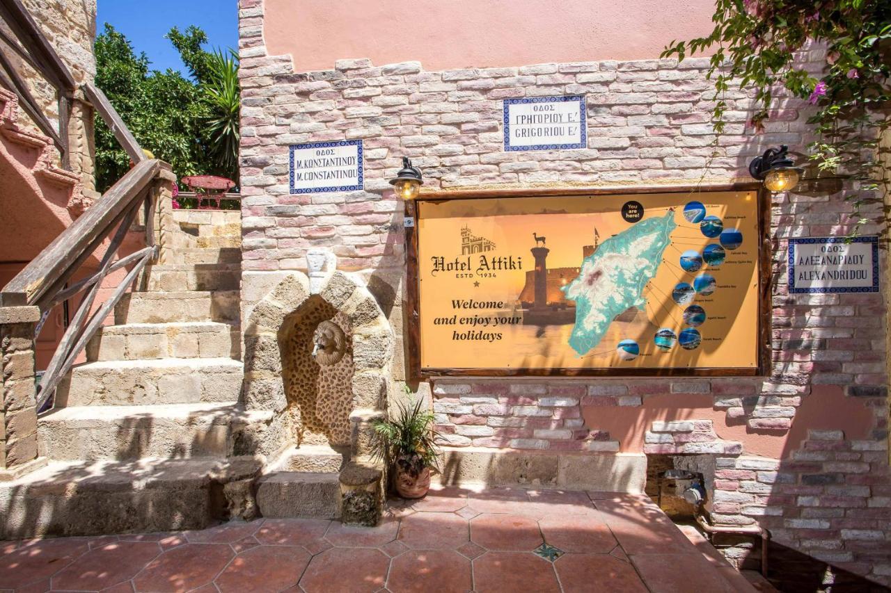 Attiki Hotel Rhodes City Dış mekan fotoğraf